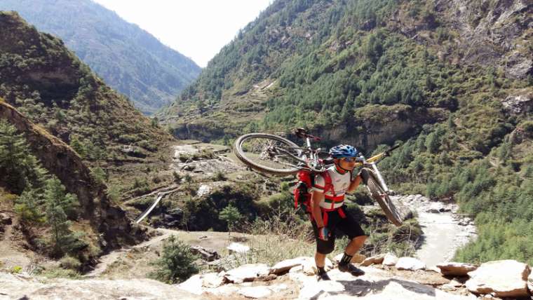 Bike Ride – Manasalu Nepal